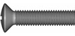 Cross Recessed Raised Countersunk Head Screws