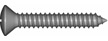 Cross Recessed Raised Countersunk Head Tapping Screws